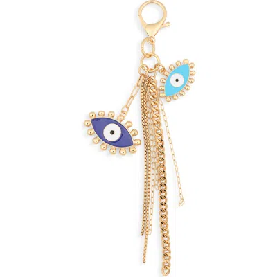 Leith Evil Eye Bag Charm In Gold