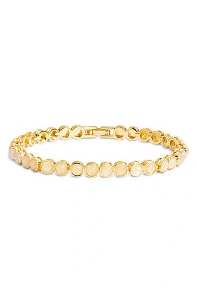Leith Faux Opal Tennis Bracelet