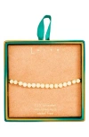 Leith Faux Opal Tennis Bracelet