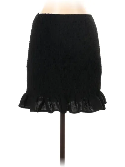 Pre-owned Leith Formal Skirt In Black