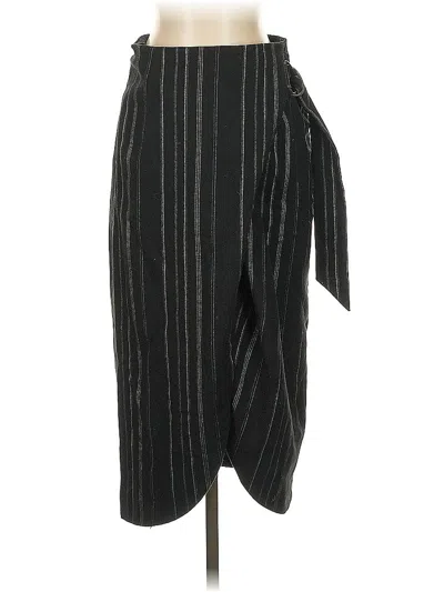 Pre-owned Leith Formal Skirt In Black