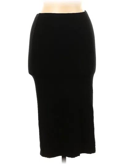 Pre-owned Leith Formal Skirt In Black