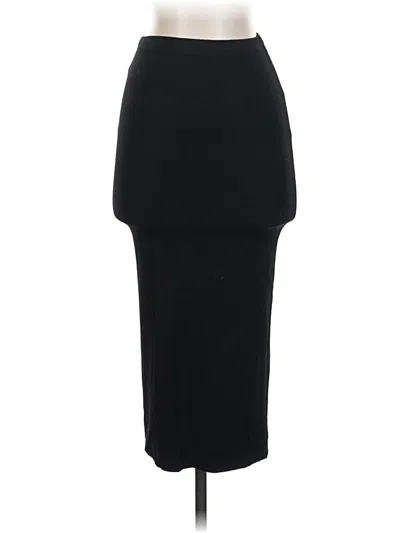 Pre-owned Leith Formal Skirt In Black