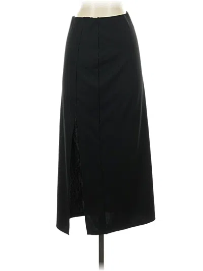 Pre-owned Leith Formal Skirt In Black