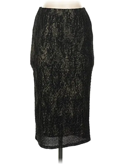 Pre-owned Leith Formal Skirt In Black