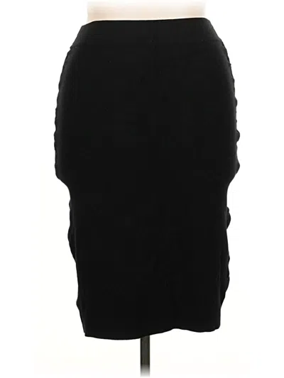 Pre-owned Leith Formal Skirt In Black