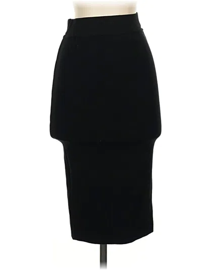 Pre-owned Leith Formal Skirt In Black