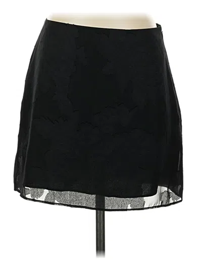 Pre-owned Leith Formal Skirt In Black