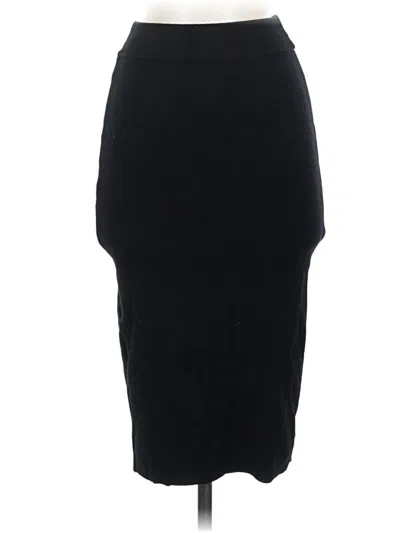 Pre-owned Leith Formal Skirt In Black
