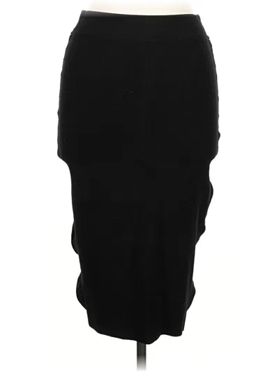 Pre-owned Leith Formal Skirt In Black