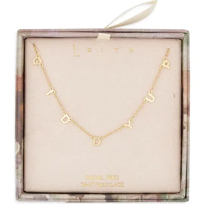 Leith 'giddyup' Chain Necklace In Gold