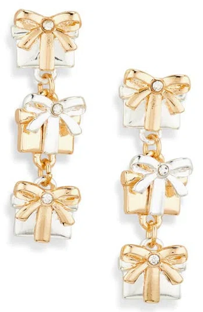 Leith Gift Box Linear Earrings In Gold