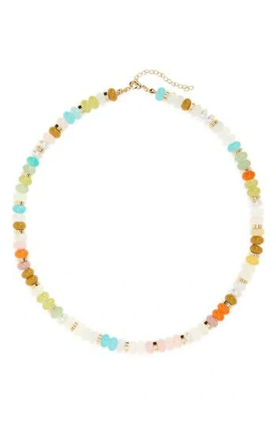 Leith Glass Beaded Necklace