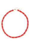 Leith Glass Beaded Necklace