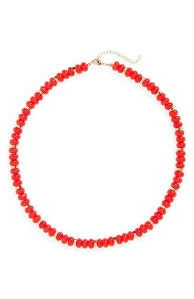Leith Glass Beaded Necklace