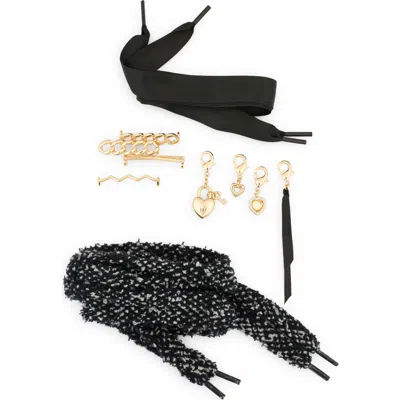 Leith Heart 12-piece Shoe Lace Charm Set In Gold