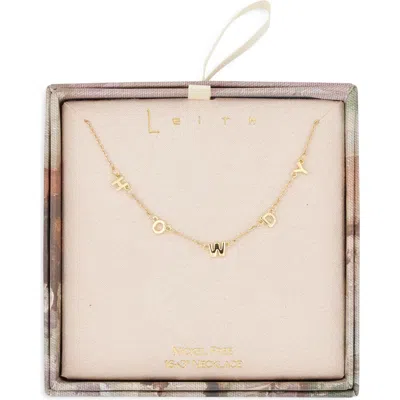 Leith Howdy Chain Necklace In Gold