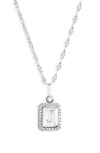 Leith Initial Pendant Necklace