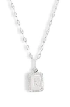 Leith Initial Pendant Necklace