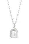 Leith Initial Pendant Necklace