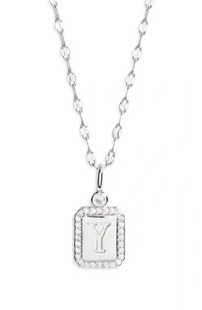 Leith Initial Pendant Necklace