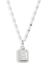 Leith Initial Pendant Necklace