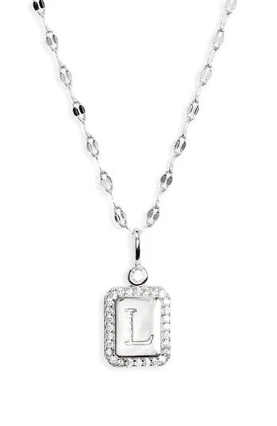 Leith Initial Pendant Necklace
