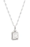 Leith Initial Pendant Necklace