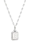 Leith Initial Pendant Necklace