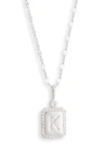 Leith Initial Pendant Necklace