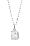 Leith Initial Pendant Necklace