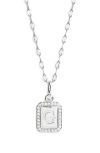 Leith Initial Pendant Necklace