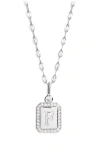 Leith Initial Pendant Necklace