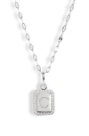 Leith Initial Pendant Necklace