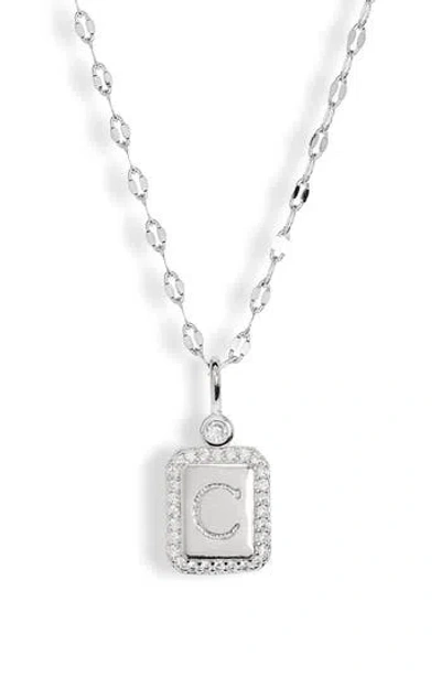 Leith Initial Pendant Necklace