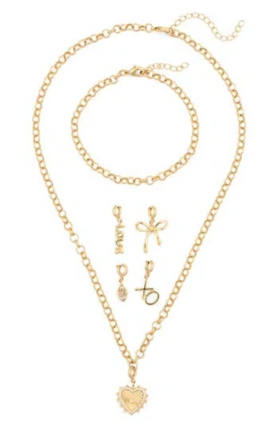 Leith Interchangeable Charm Necklace & Bracelet Set