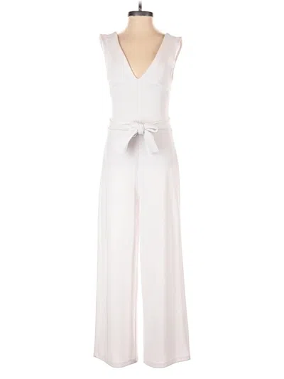 Pre-owned Leith Jumpsuit In Ivory