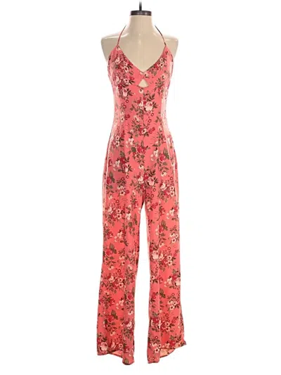 Pre-owned Leith Jumpsuit In Red
