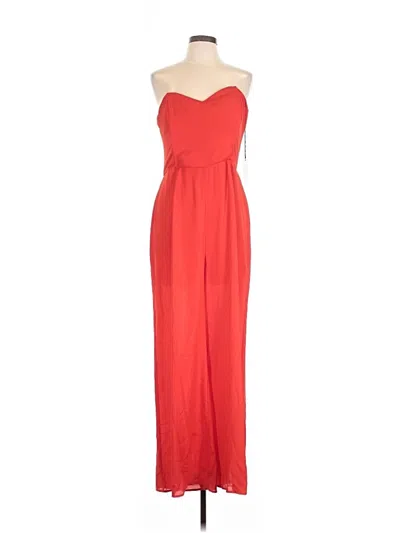Pre-owned Leith Jumpsuit In Red