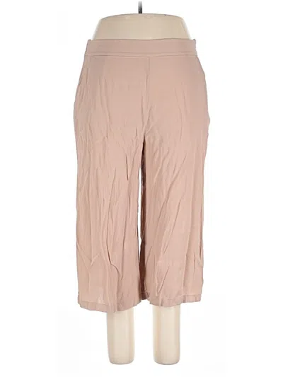 Pre-owned Leith Khaki Pant In Brown