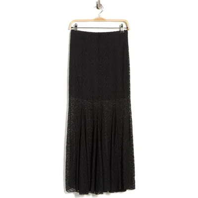 Leith Lace Midi Skirt In Black