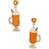 Leith Latte Drop Earrings In Multi