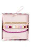 Leith Layered Beaded Necklace In Multi