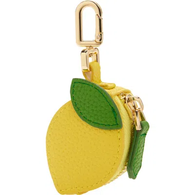 Leith Lemon Case Bag Charm In Gold