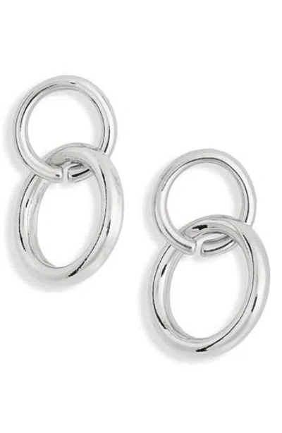 Leith Link Drop Earrings In Metallic