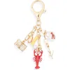 Leith Lobster Bag Charm In Multi