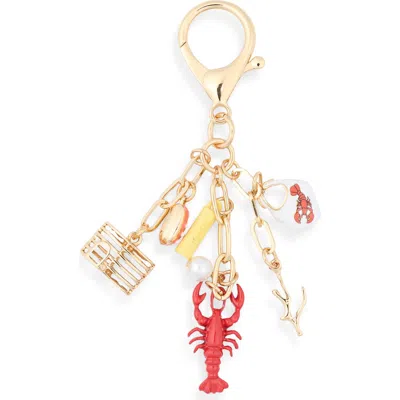 Leith Lobster Bag Charm In Multi