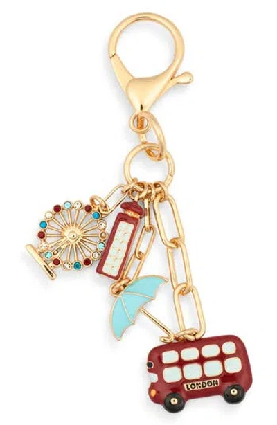 Leith London Bag Charm In Gold