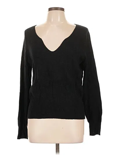 Pre-owned Leith Long Sleeve T-shirt In Black