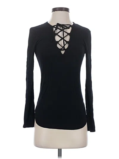 Pre-owned Leith Long Sleeve T-shirt In Black